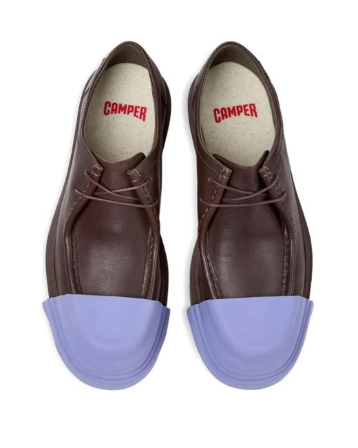Camper Brown Junction Leather Oxford Shoes for men
