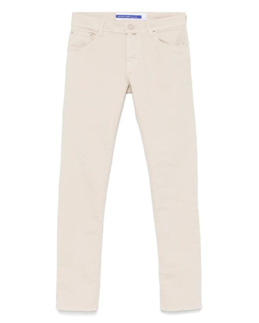 Vaqueros con detalle de pañuelo Jacob Cohen de hombre de color Natural