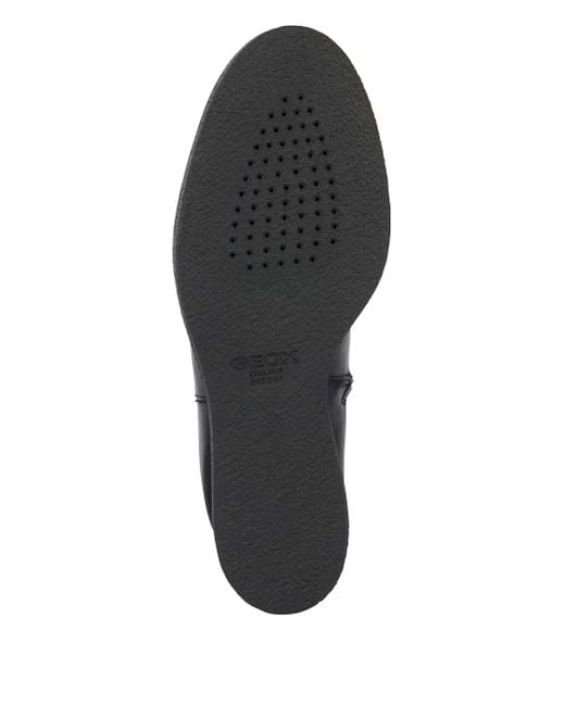 Geox Black 90Mm Wedge Ankle Boots