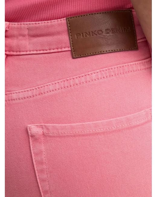 Pinko Pink Flared Jeans