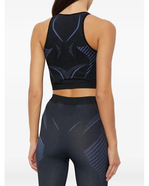 Off-White c/o Virgil Abloh Blue Sleeveless Crop Top