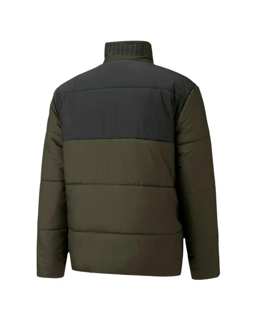 PUMA Black Colourblock Padded Jacket for men