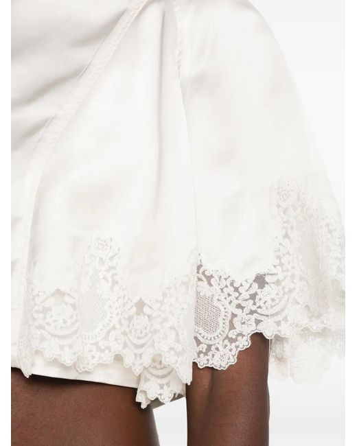 Sandro Cropped Top in het White
