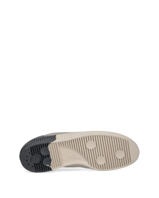 Novesta Gray Lace-Up Sneakers