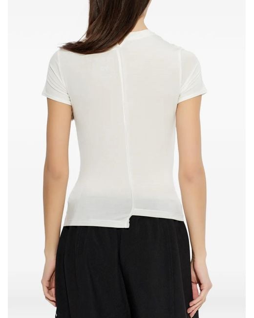 Y-3 White W Dd Ftd Tee
