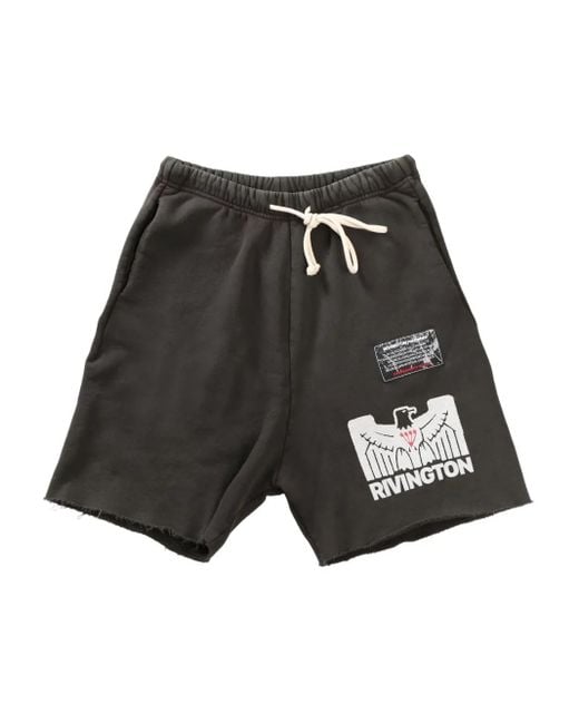 RRR123 Flag トラックショーツ Black