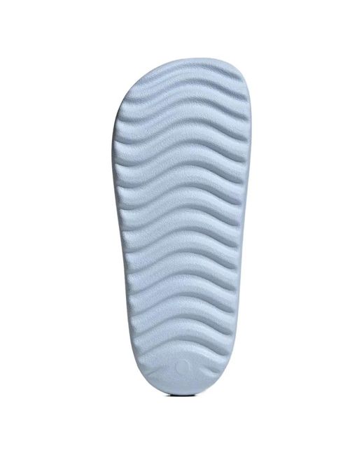 Adidas Blue Adilette Lumia Platform Slides