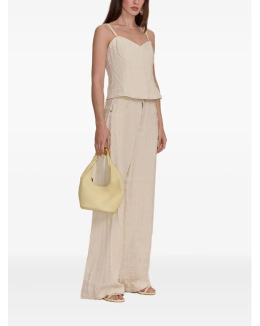 Cult Gaia Natural Katya Boucle Trousers