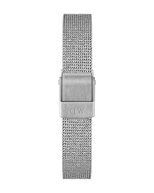 Daniel Wellington White Quadro Pressed 20Mm