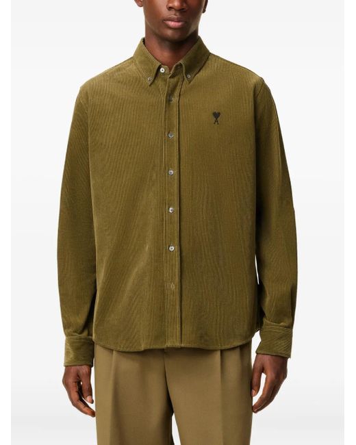 AMI Ami de Coeur Button-down-Hemd in Green für Herren
