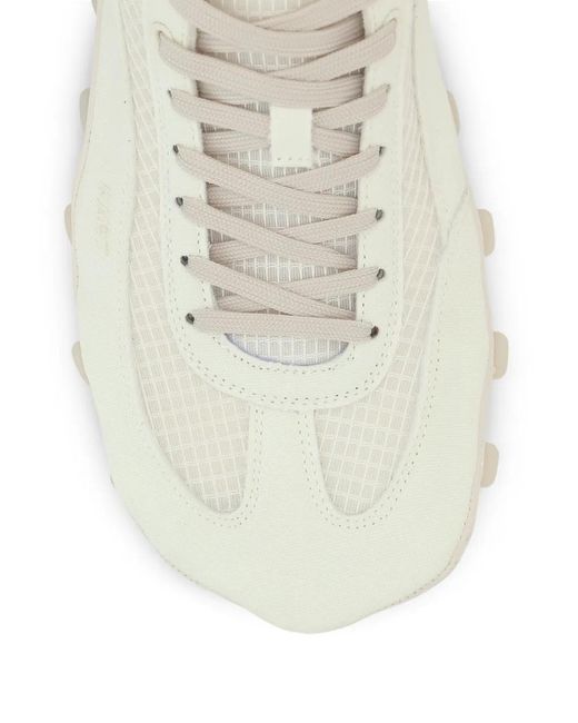 Magliano White Kart Logo-Embroidered Sneakers for men