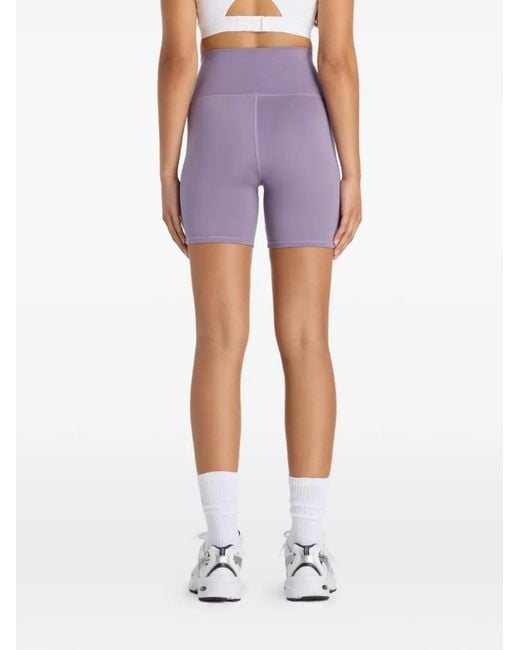 New Balance Blue High Rise Shorts