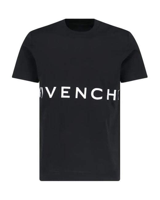 メンズ Givenchy ロゴ グラフィック Tシャツ Black
