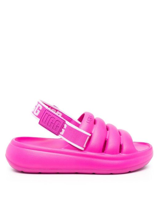 UGG Sport Yeah Slingback Slides in Pink Lyst Canada