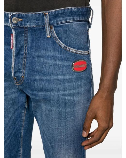DSquared² Blue Cool Guy Skinny-Cut Jeans for men