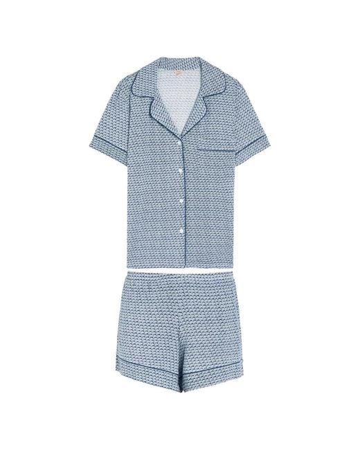 Eberjey Blue Gisele Pajama Set
