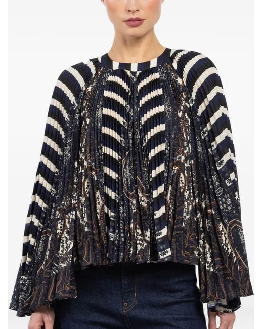 Ulla Johnson Geplooide Blouse in het Blue