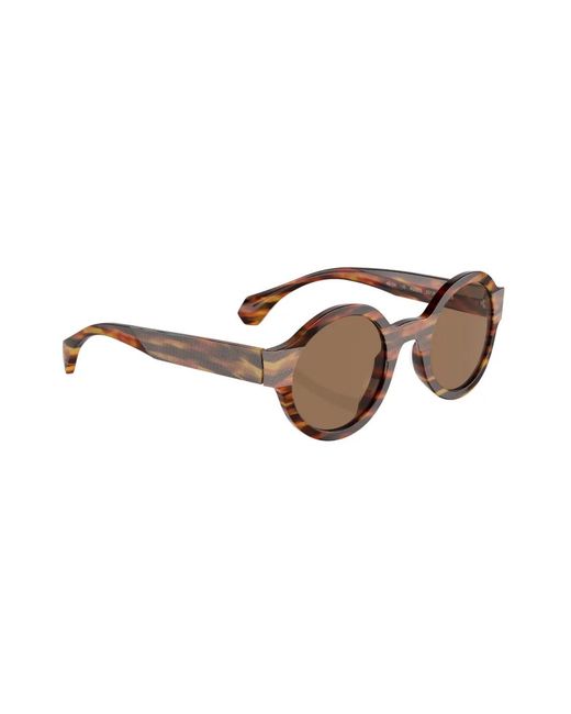 Alain Mikli Brown Round-Frame Sunglasses