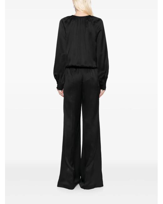 Mono largo con cuello en V Tom Ford de color Black