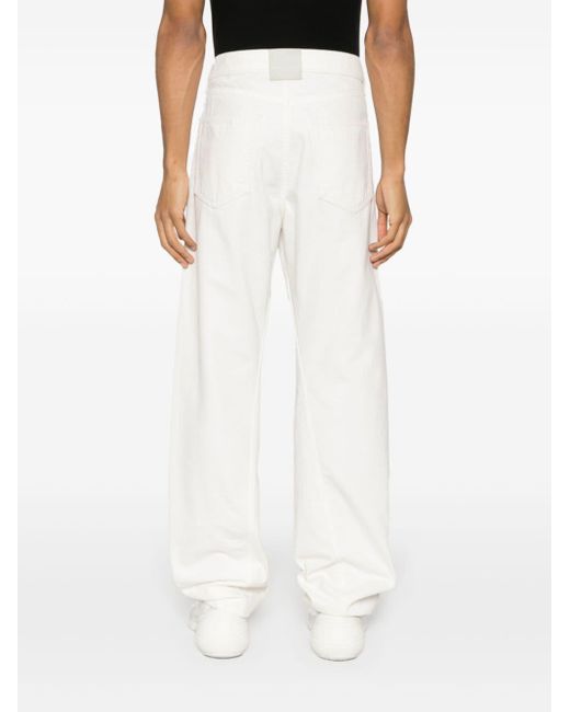 Lanvin Straight Jeans in het White voor heren