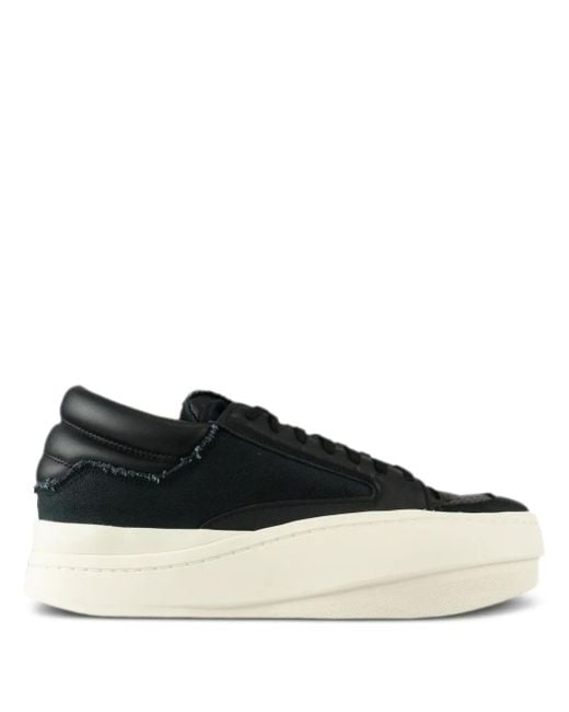 Y-3 Black Centennial Low-Top Sneakers