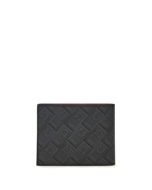 Ferragamo Black Monogram Wallet for men