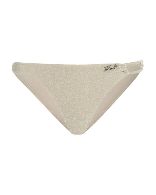 Karl Lagerfeld Natural Rio Bikini Bottoms