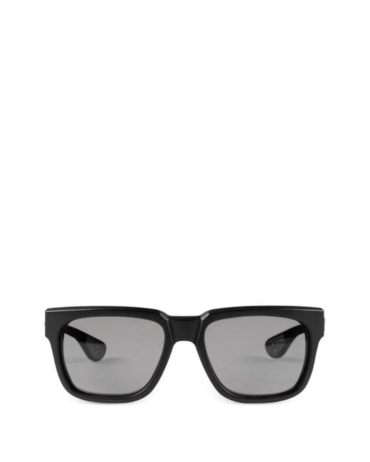 Chrome Hearts Gray Box Officer Rectangle-Frame Sunglasses
