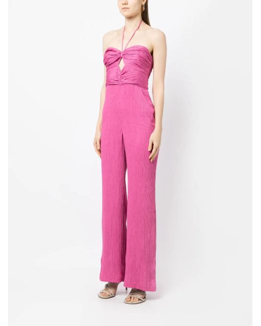 Alexis Pink Jada Halterneck Jumpsuit
