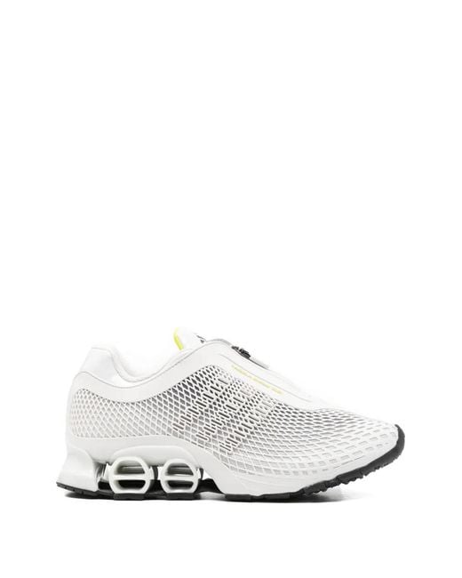 Adidas White Megaride S2 Zip Sneakers