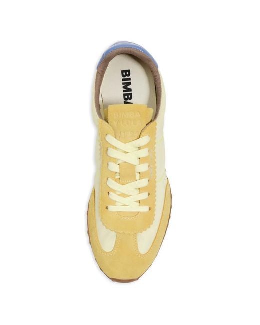 Bimba Y Lola Metallic Suede And Nylon 13 29 Sneakers