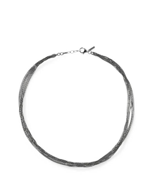Collana Spark di Desmo in Metallic