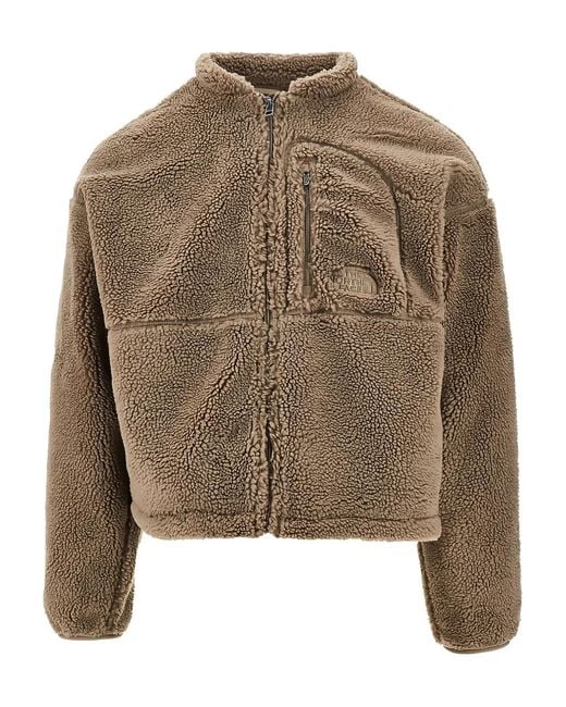 The North Face Brown Zip-Pocket Jacket for men