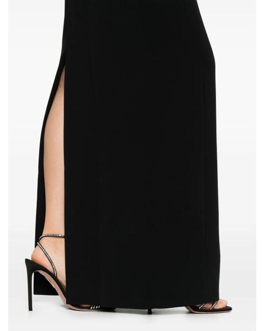 Solace London Black Off-Shoulder Dress