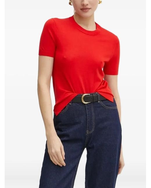 Boss Red Short-Sleeve Crew-Neck T-Shirt
