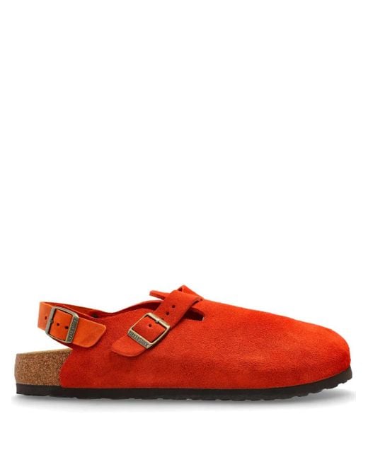 Birkenstock Tokio Wildledersandalen mit Schnallenriemen in Red für Herren