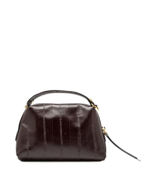 Gianni Chiarini Brown Alifa Eel-Effect Texture Mini Bag