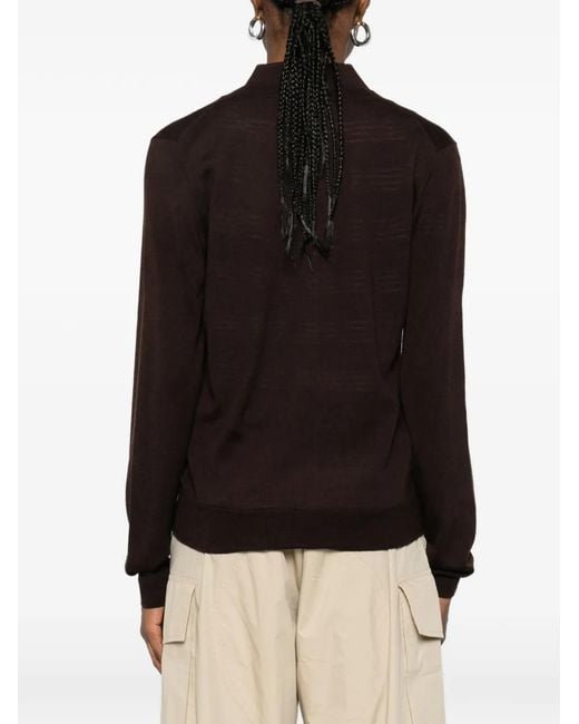 P.A.R.O.S.H. Black V-Neck Sweater