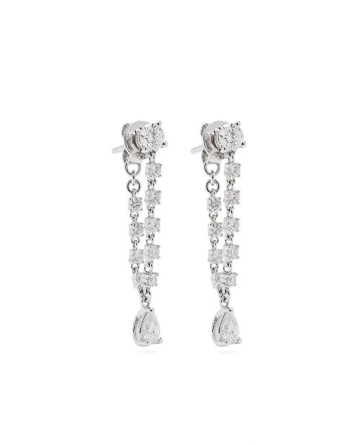 Anita Ko White 18Kt Olivia Diamond Earrings
