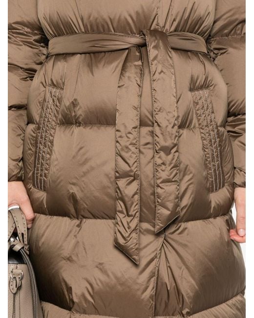 Peserico Brown Padded Coat