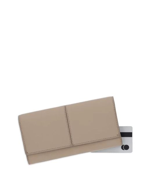 Marc O' Polo Gray Foldover Leather Wallet