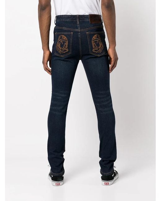 BBCICECREAM Blue Dromeda Slim-Cut Jeans for men