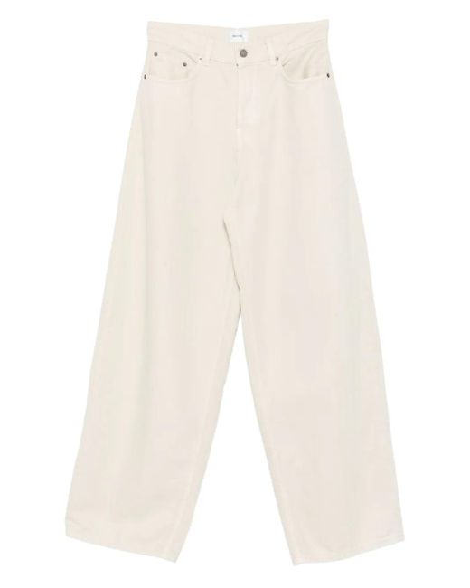 Jeans Con Cinque Tasche di Haikure in White