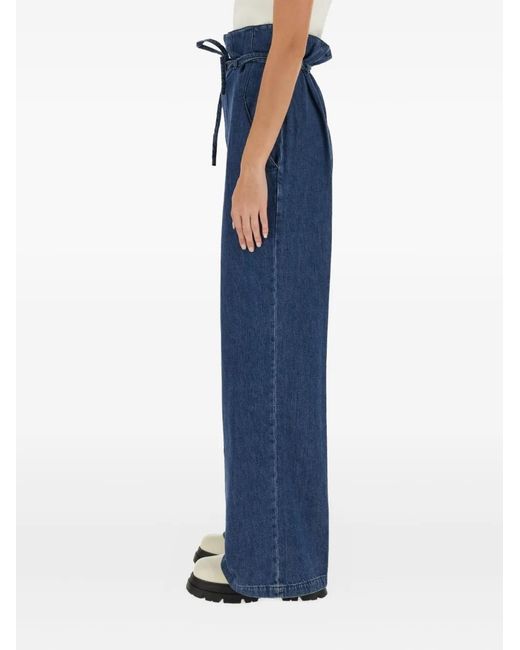 Boyish Blue Tie-Waist Jeans