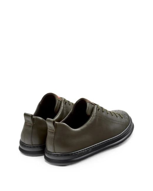 Camper Black Runner Four Leather Sneakers for men