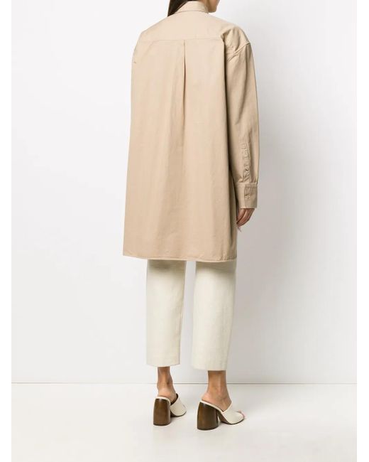 Camicia Oversize di Lanvin in Natural da Uomo
