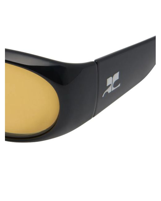 Courreges Natural Hybrid 01 Round-Frame Sunglasses