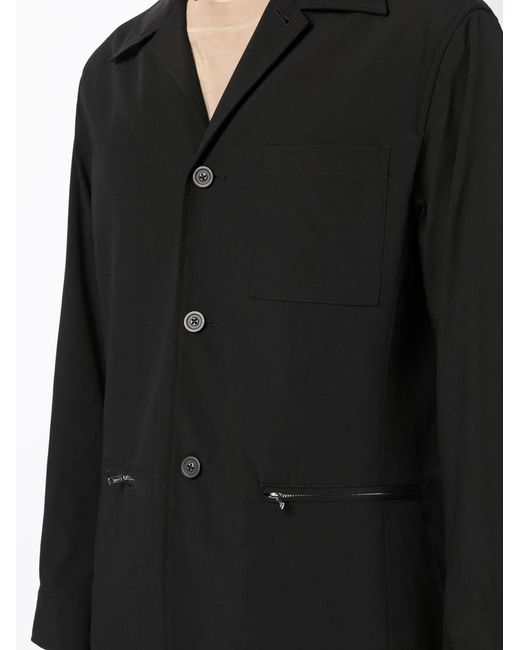 3.1 Phillip Lim Black Single-Breasted Wool-Blend Jacket for men