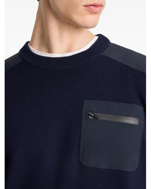 Fusalp Blue Pull Tevan À Poche Poitrine for men