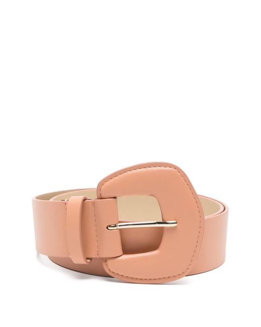 Niu Pink Covered Buckle Belt